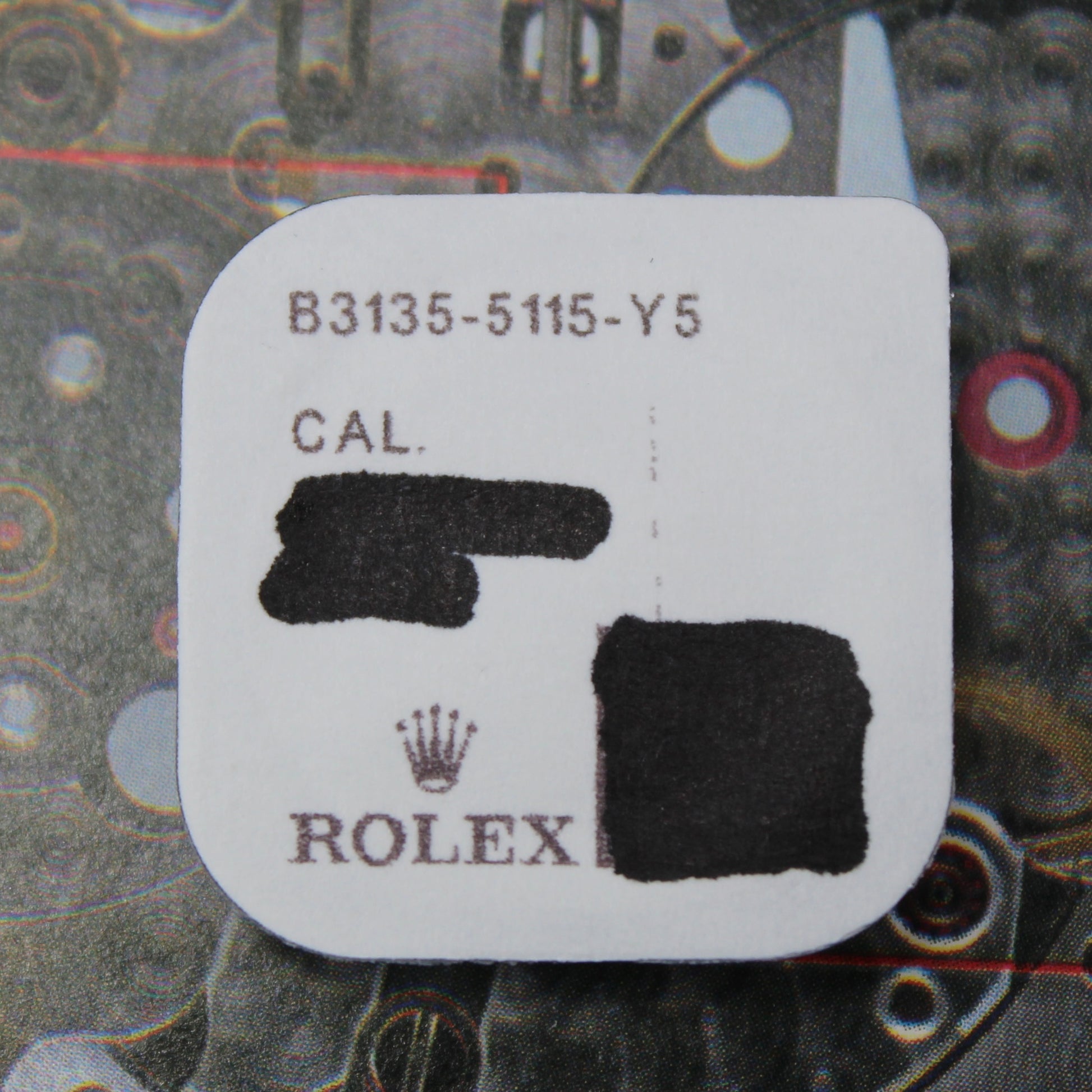 NEW Rolex 3135-5115 Vite per Brida della Chiavetta, Brida del Portapitone, Cricco, Molla del Tiretto, Scatto del Tiretto, Ponte del Pignone dei Minuti, Ponte dell’Ancora, Coprimeccanismo Nuovo In Blister
