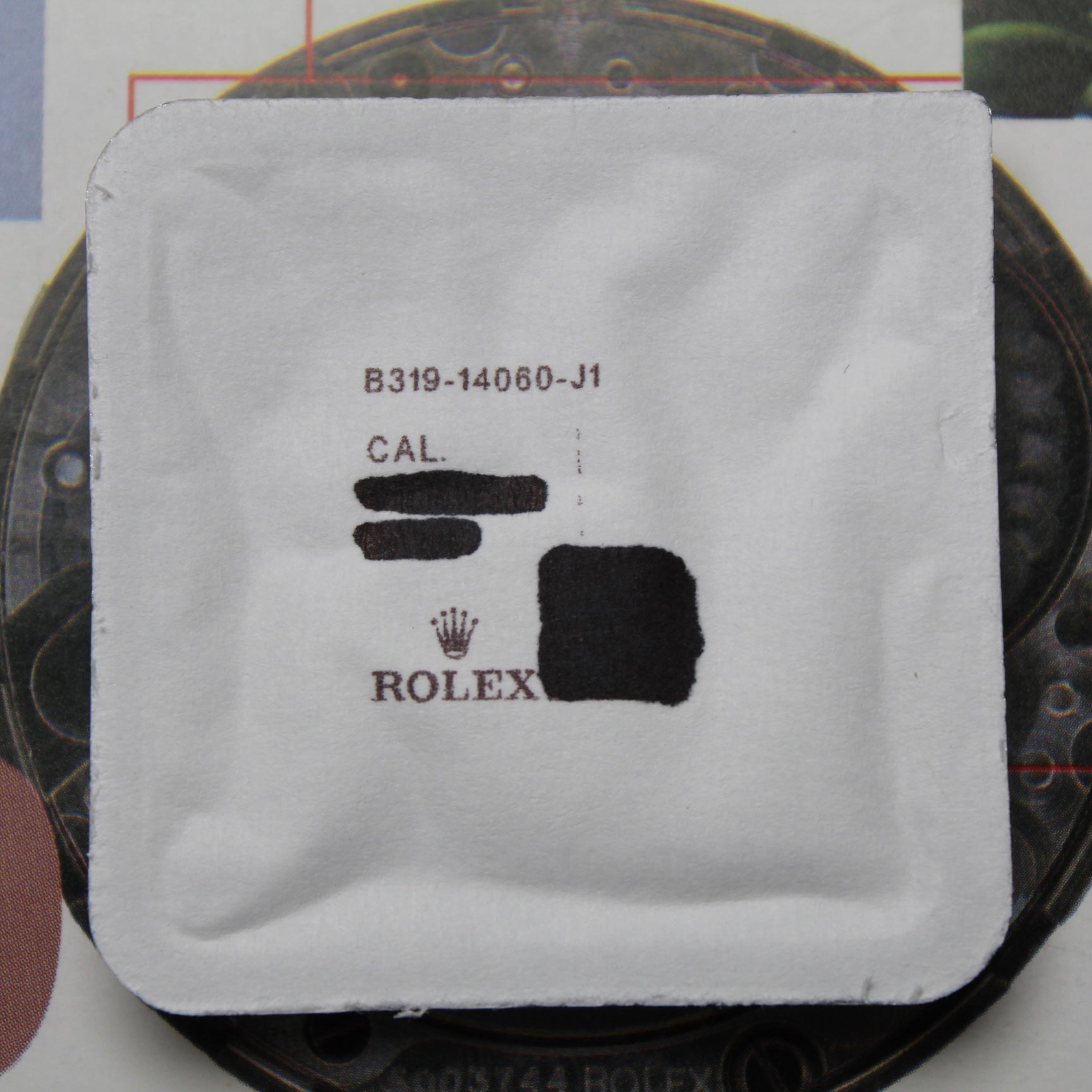 NEW Rolex 319-14060 Submariner Anello Tenuta Vetro Acciaio Nuovo In Blister