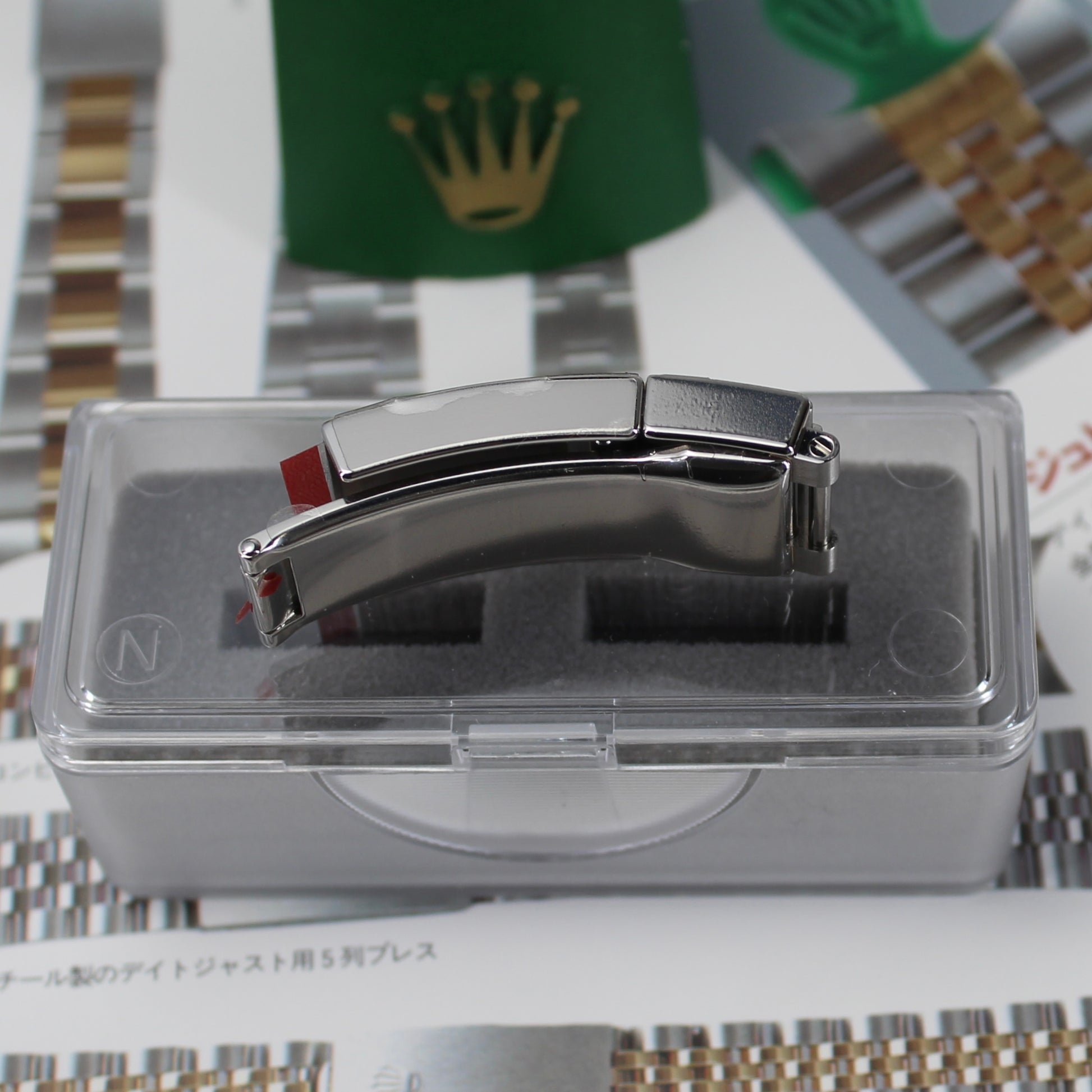 NEW Rolex 78200 78590 Oyster Clasp SATIN DISCONTINUED GMT-Master 116710 Daytona 116520 Pepsi Batman Sprite Wayne 