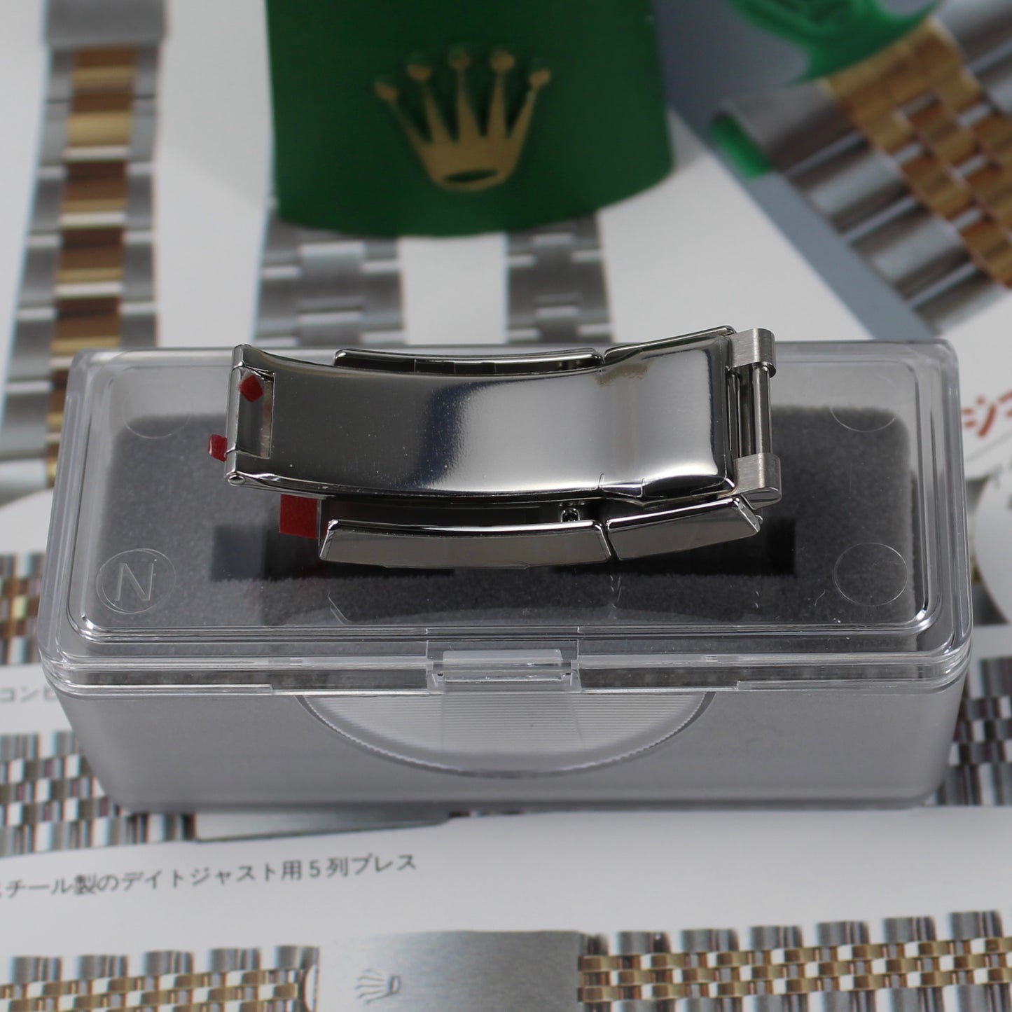 NEW Rolex 78200 78590 Oyster Clasp SATIN DISCONTINUED GMT-Master 116710 Daytona 116520 Pepsi Batman Sprite Wayne