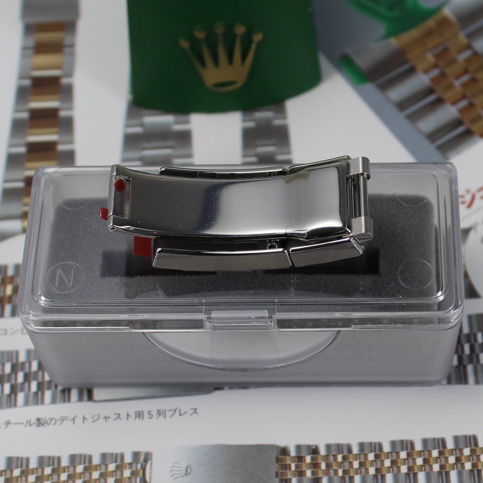 NEW Rolex 78200 78590 Oyster Clasp SATIN DISCONTINUED GMT-Master 116710 Daytona 116520 Pepsi Batman Sprite Wayne