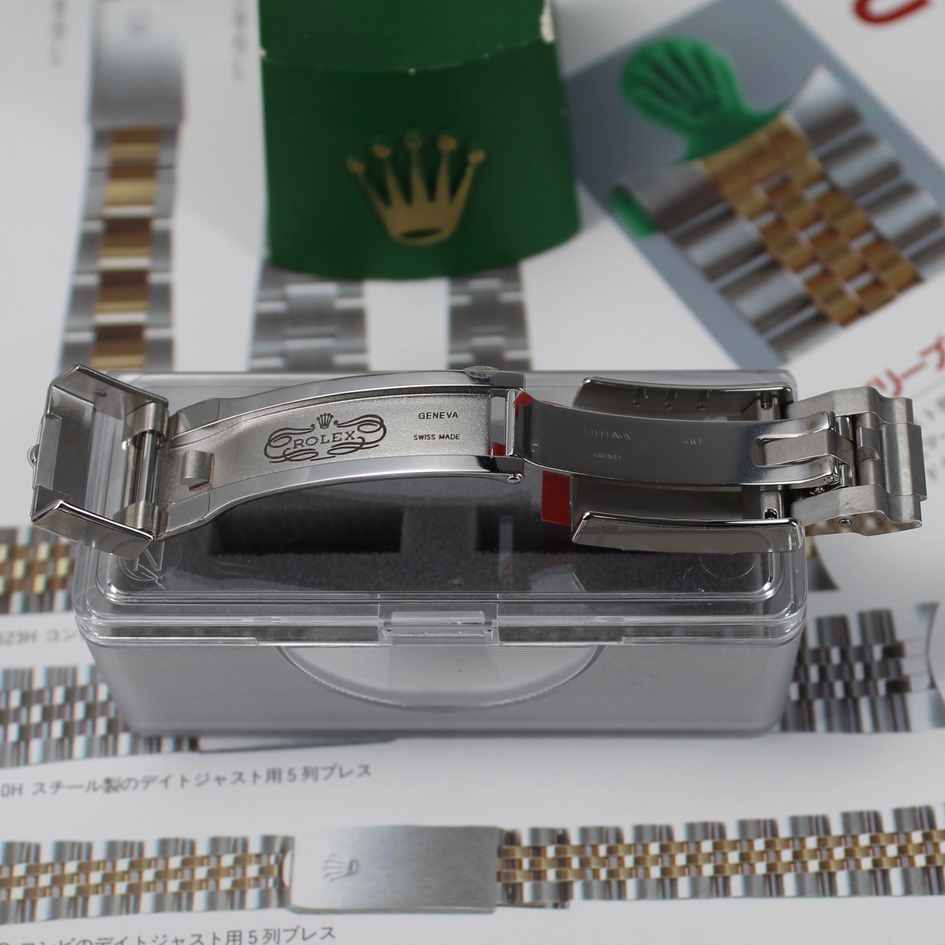NEW Rolex 78200 78590 Oyster Clasp SATIN DISCONTINUED GMT-Master 116710 Daytona 116520 Pepsi Batman Sprite Wayne