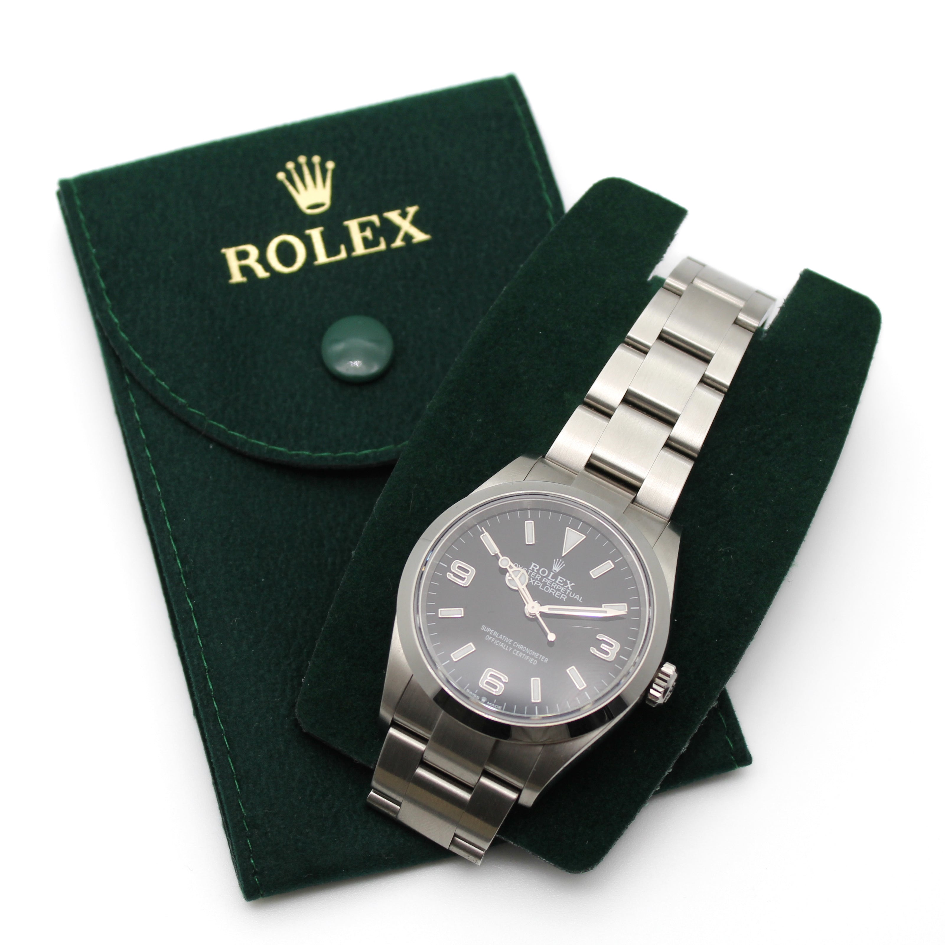 NEW Rolex Astuccio Pochette Porta Orologio In Velluto Scatola Watch Pouch Box